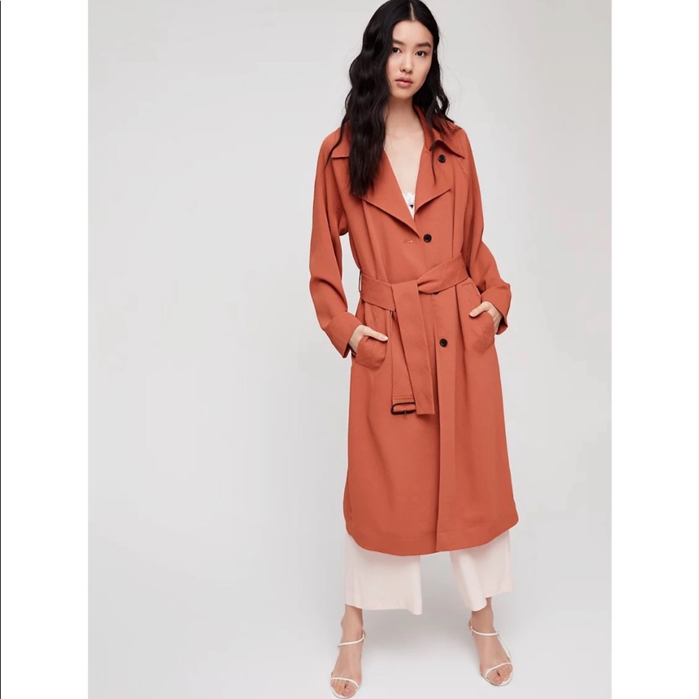 NWOT Wilfred Pelat trench coat